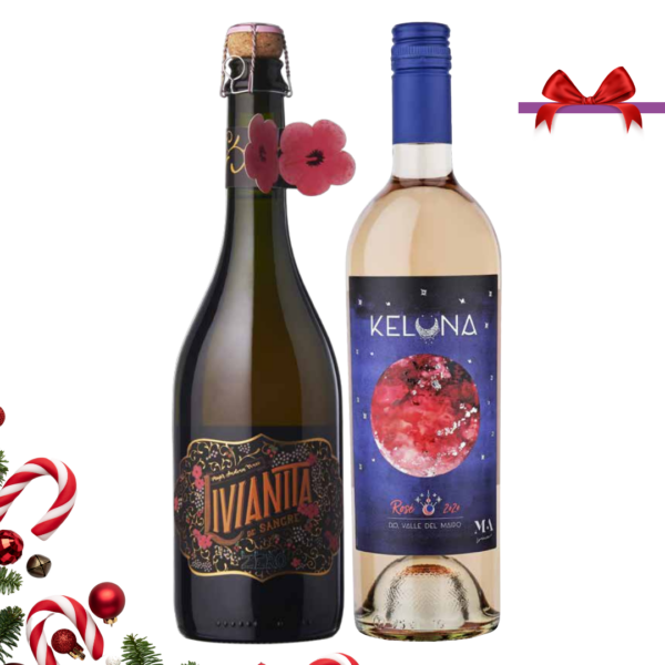 Pack Navidad - Espumante Livianita y Vino Keluna Rosé